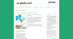 Desktop Screenshot of detgladesmil.dk